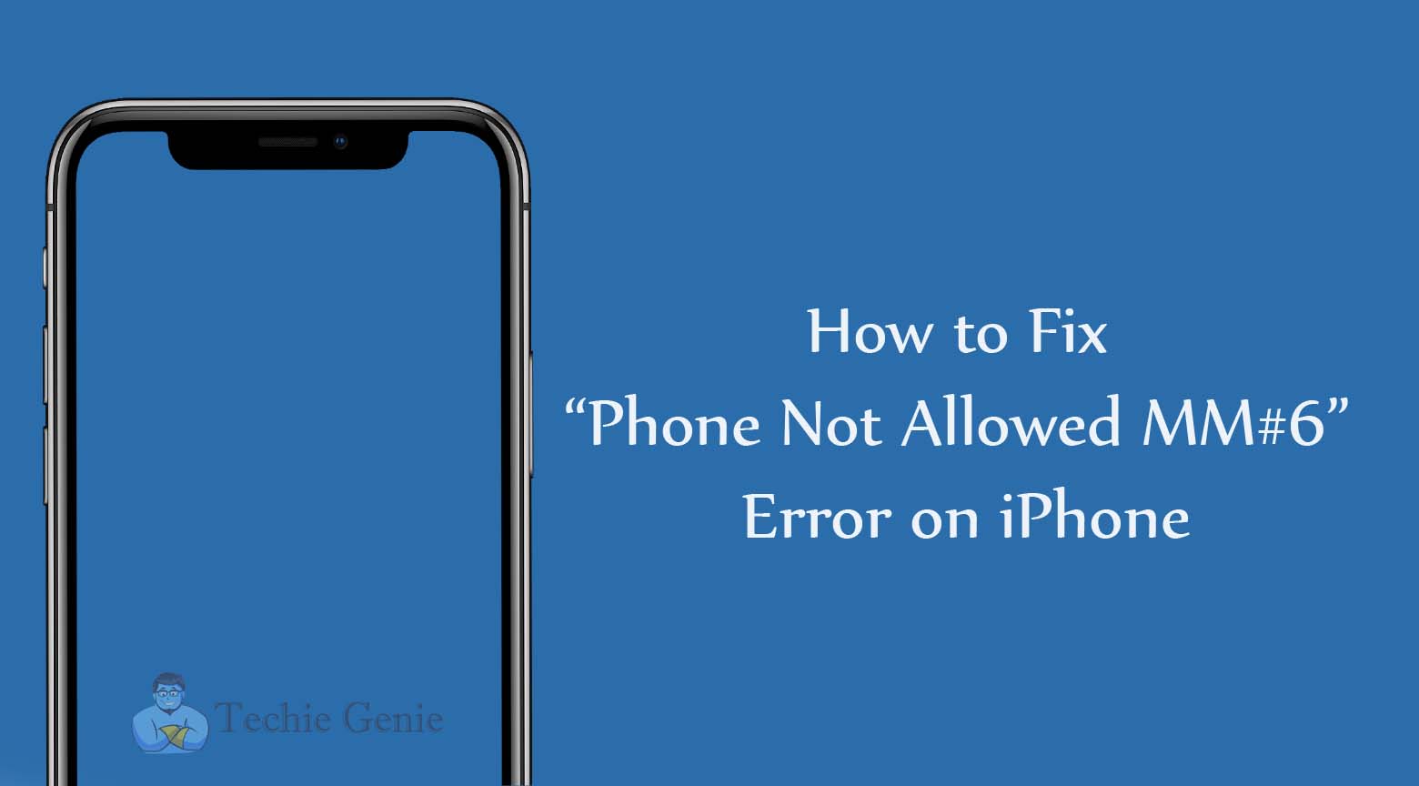 How to Fix “Phone Not Allowed MM6” Error on iPhone » TechieGenie