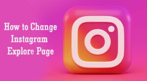 reset Instagram explore feed