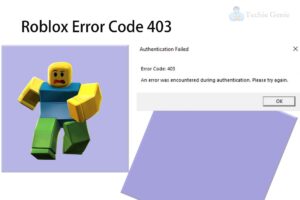 how to fix roblox error code 403