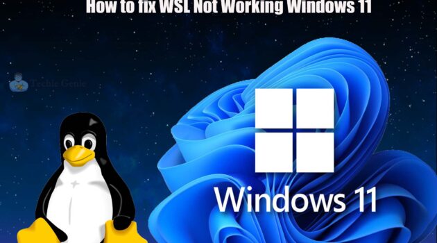 wsl not starting windows 11