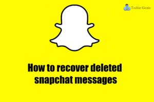 snapchat message recovery