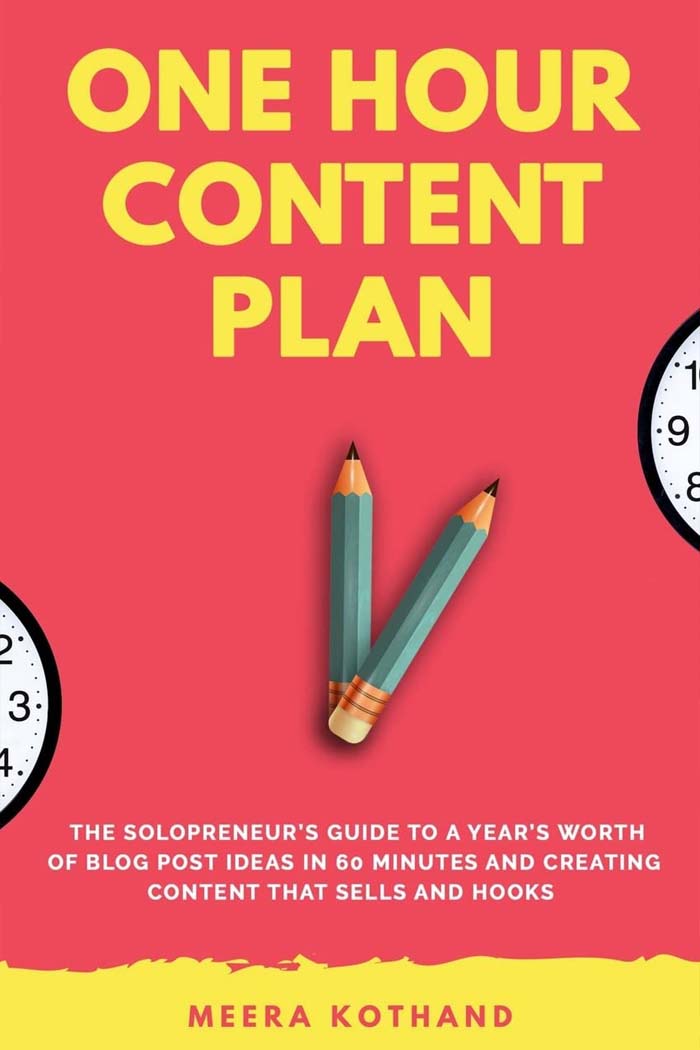Explain The One Hour Content Plan by Mееra Kothand
