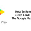 remove payment method ON google play