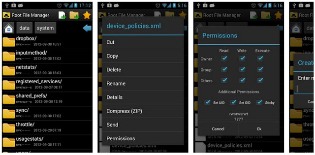 Root files manager App