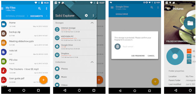 Solid explorer files manager App